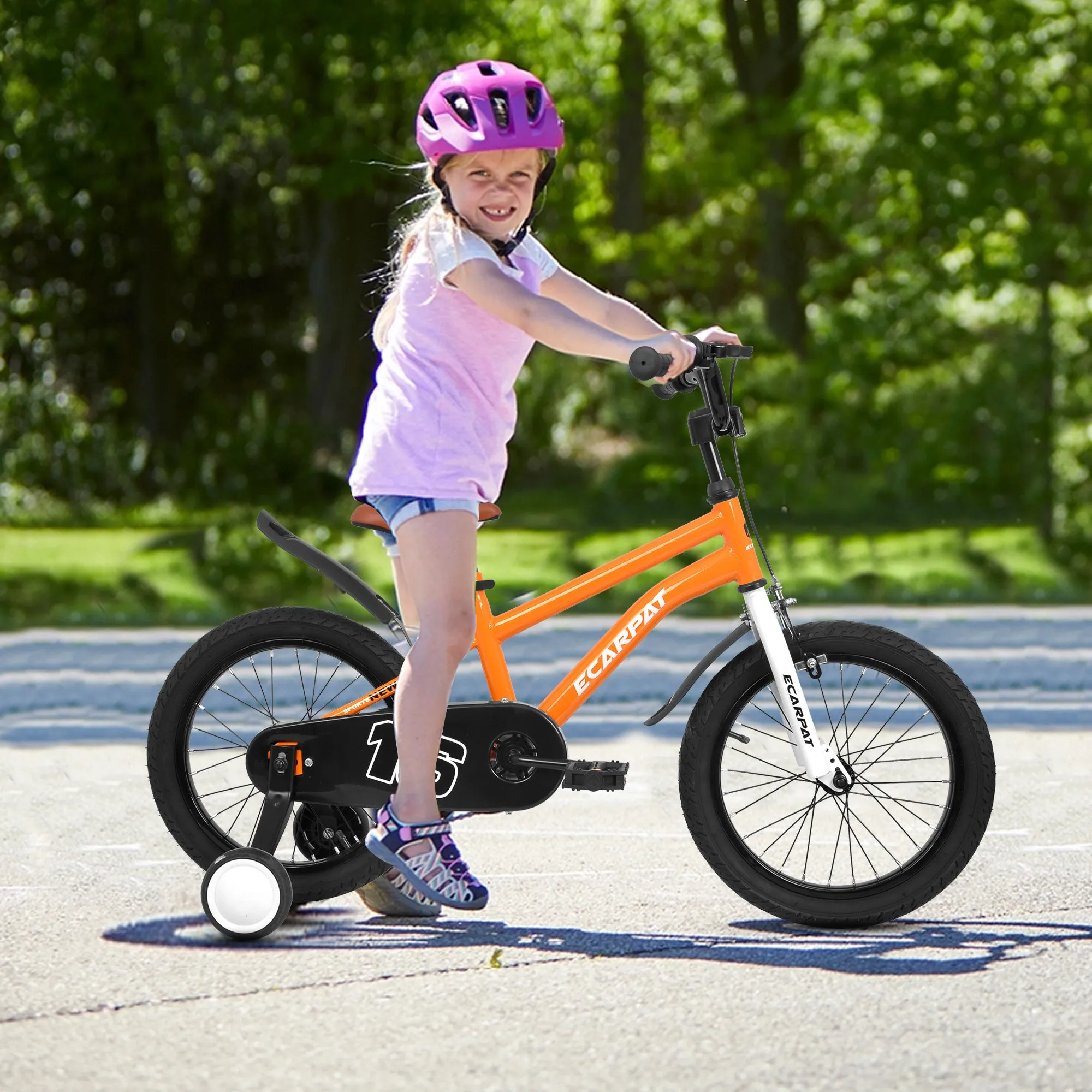 16-Inch Kids Bike with Training Wheels for Boys & Girls