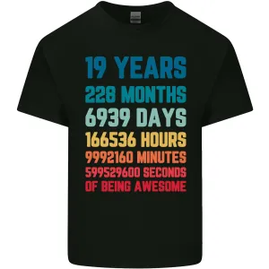 19th Birthday 19 Year Old Mens Light Cotton T-Shirt