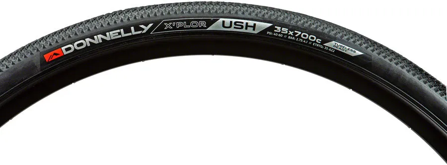 2 Pack Donnelly Sports X'Plor USH Tire Tubeless Folding Black 120TPI 700 x 35 D10054