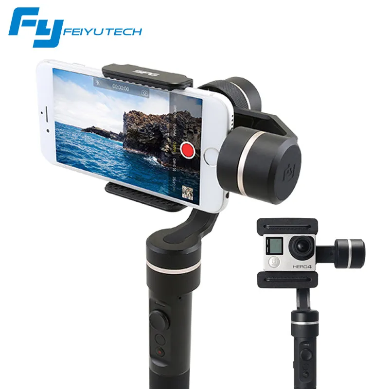 3-Axis Splash Proof Handheld Gimbal Stabilizer for iPhone X. 8. 7. 6 Plus Smartphone