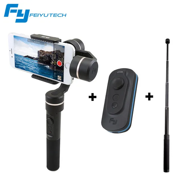 3-Axis Splash Proof Handheld Gimbal Stabilizer for iPhone X. 8. 7. 6 Plus Smartphone