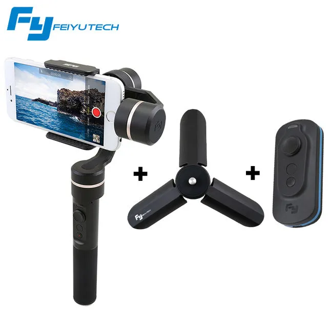 3-Axis Splash Proof Handheld Gimbal Stabilizer for iPhone X. 8. 7. 6 Plus Smartphone