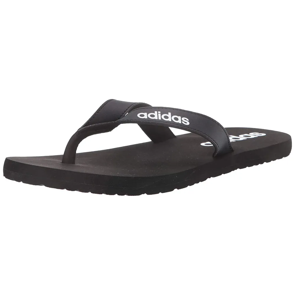 Adidas Men's Eezay Flip Flops Slipper (Core Black/Cloud White/Core Black)