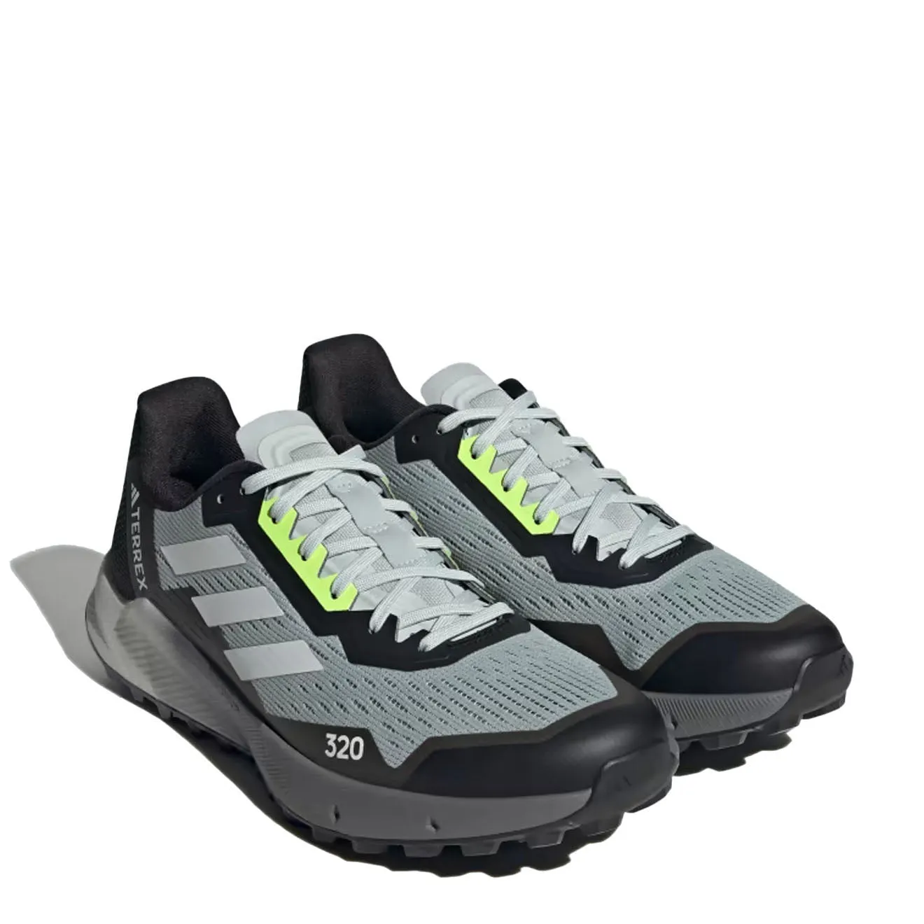 Adidas Terrex Agravic Flow 2.0 Trail Running Shoes Wonder Silver / Crystal White / Lucid Lemon