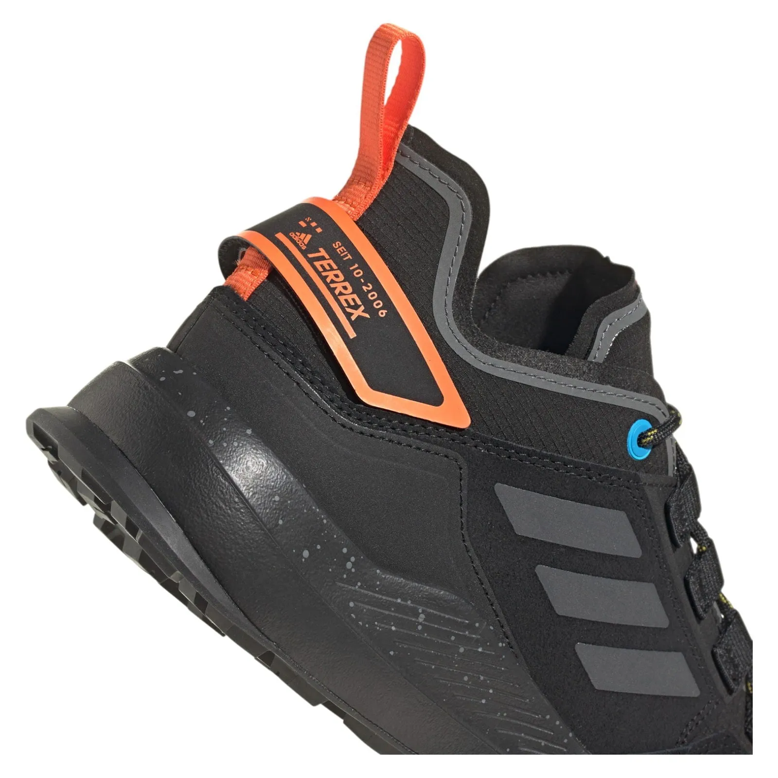 adidas Terrex Hikster Hiking Shoes - Core Black / Grey Five / Impact Orange