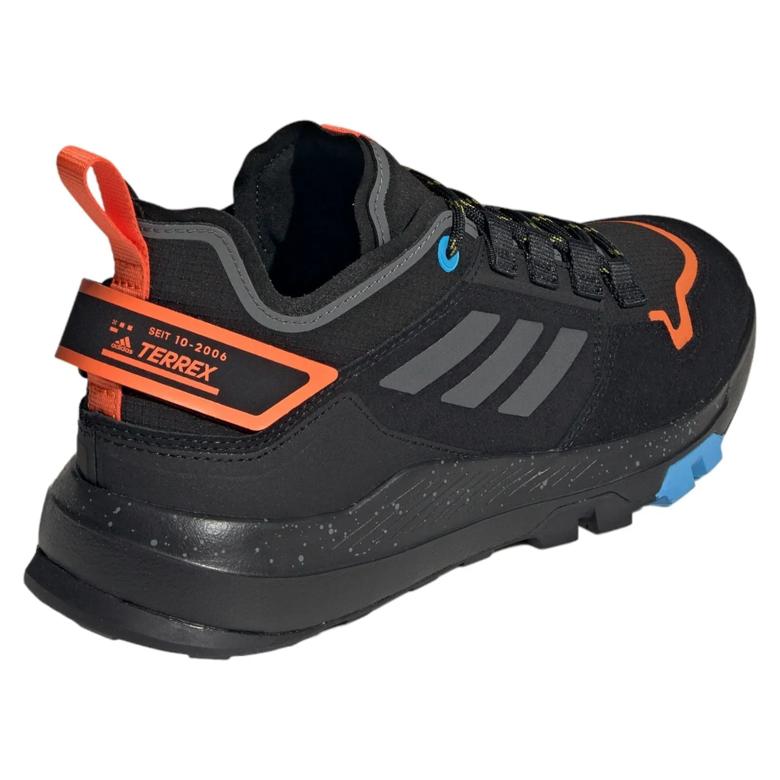 adidas Terrex Hikster Hiking Shoes - Core Black / Grey Five / Impact Orange