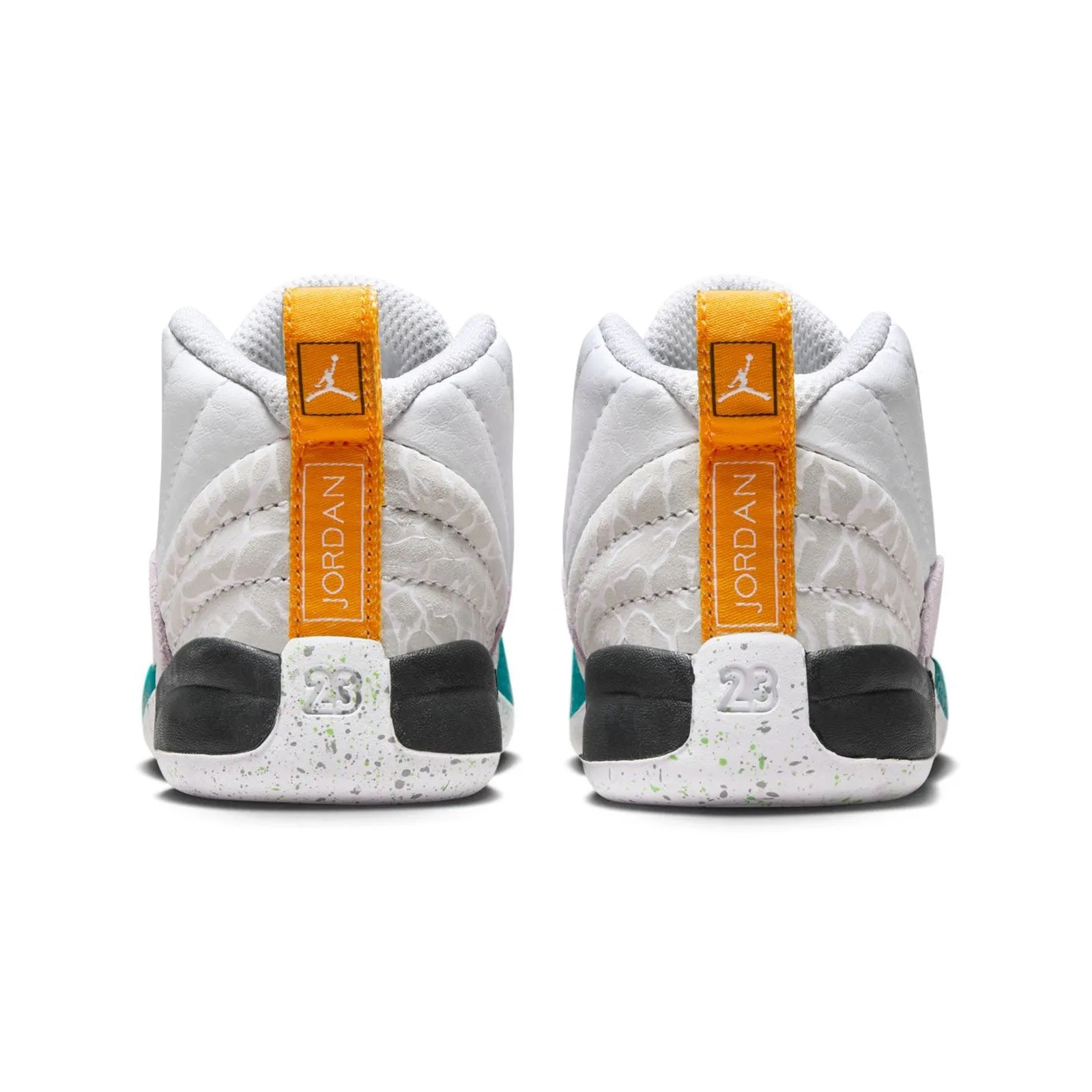 Air Jordan 12 Retro "White Vapor Green" Toddler Shoes