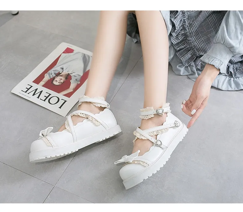 Amozae lolita shoes women japanese sweet white red black cosplay shoes kawaii shoes women lolita sneakers cute shoes zapatilla mujer