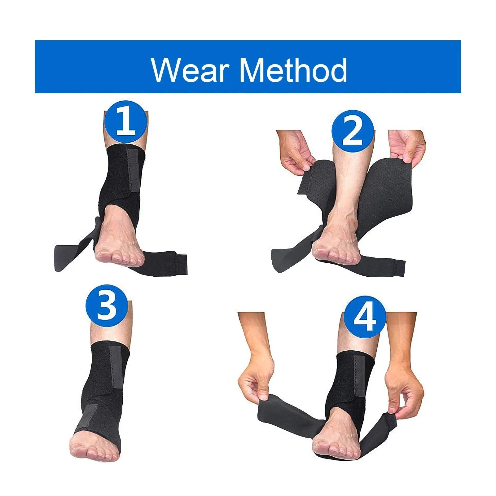 Ankle Brace Orthopedic, Legs & feet feet Ankle stabilizer Foot Drop Brace Splint Hemiplegia Rehabilitation Training Instrument for