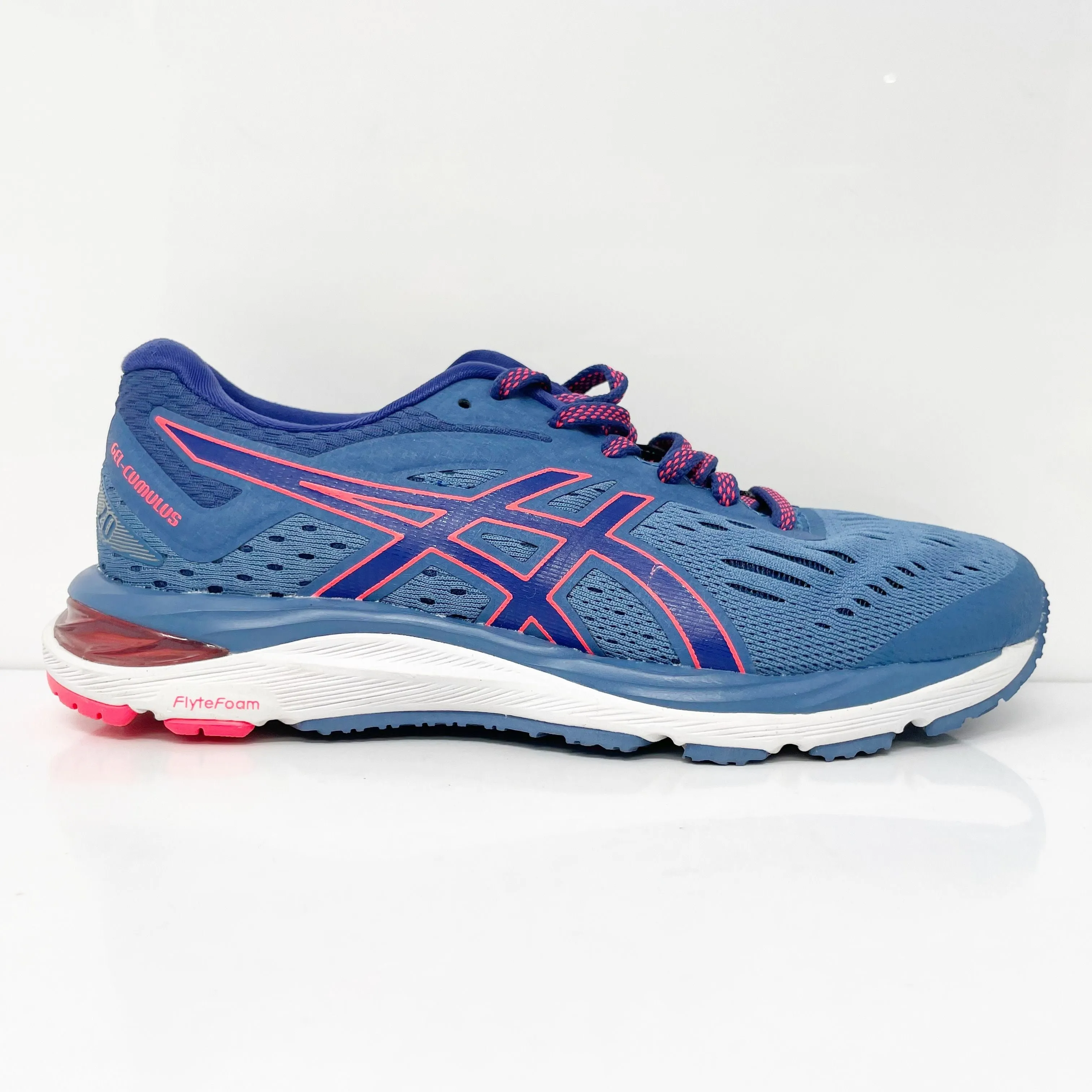 Asics Womens Gel Cumulus 20 1012A008 Blue Running Shoes Sneakers Size 6