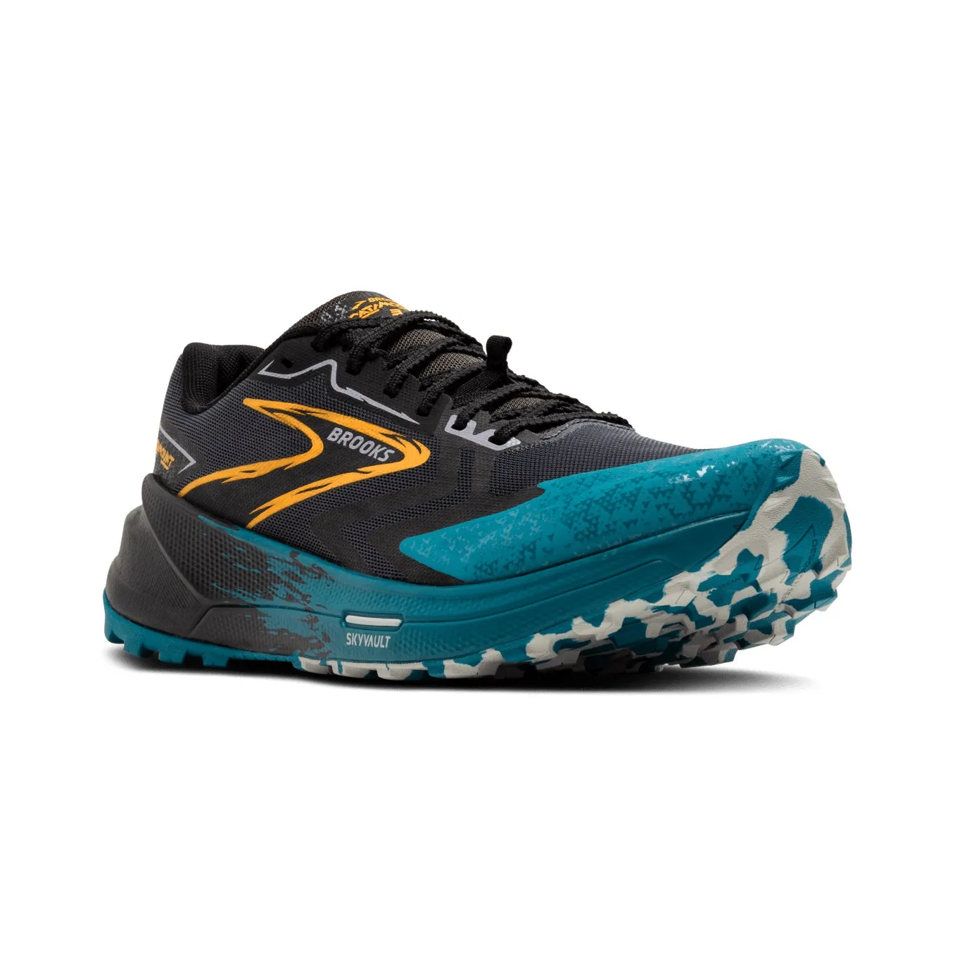 Brooks Catamount 3 | Ebony / Mosaic Blue / Orange | Mens