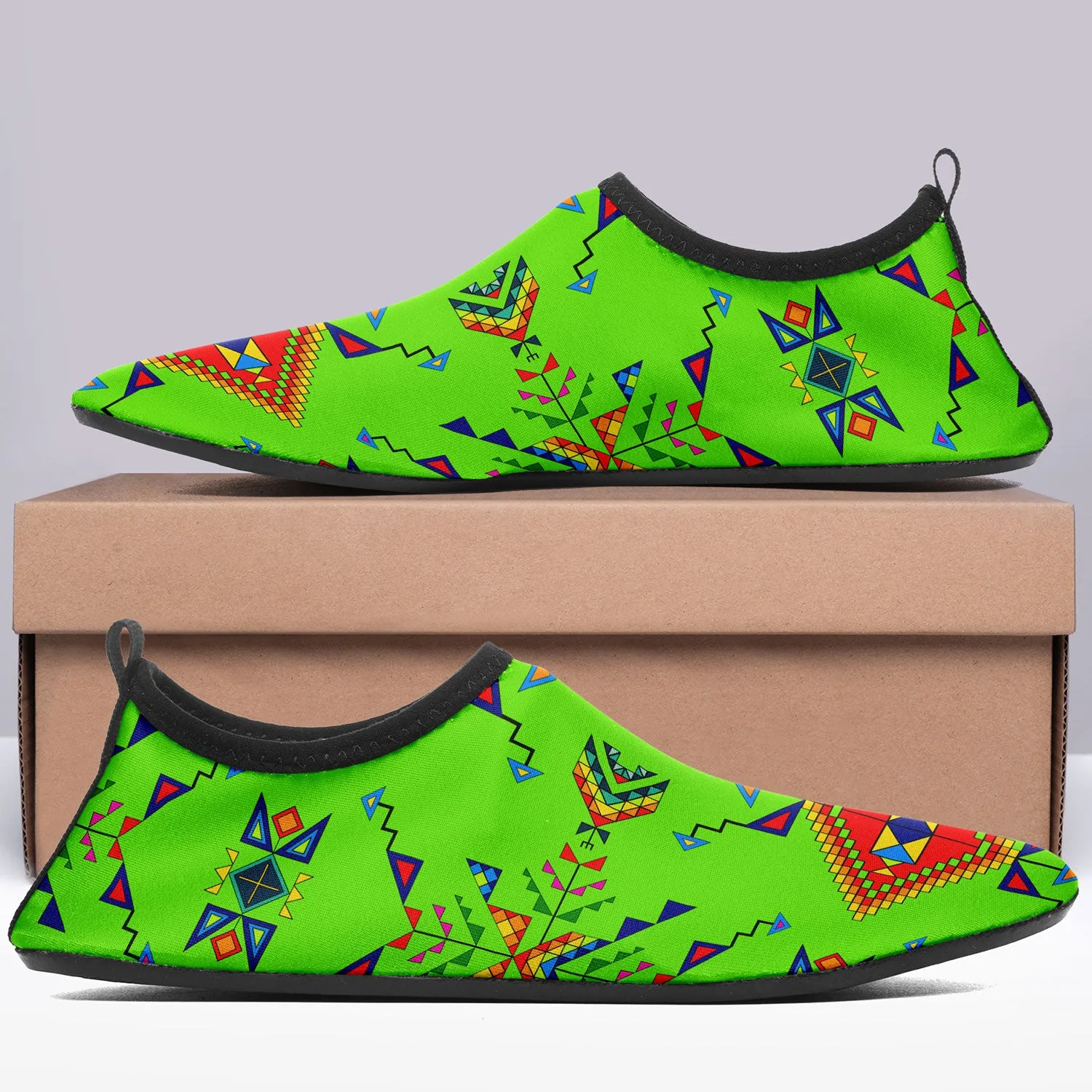 Buffalo Jump Neon Green Sockamoccs