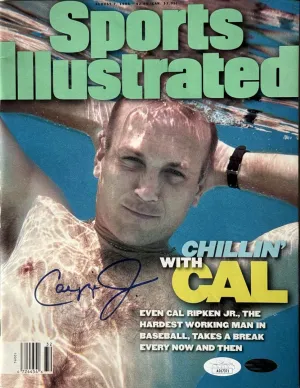 Cal Ripken Signed Sports Illustrated 8/7/1995 Issue (JSA)