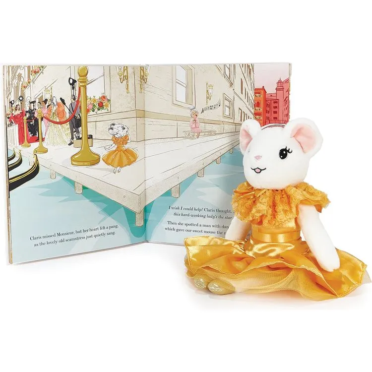Claris The Mouse: Pasta Disaster & Tangerine Plush Book Bundle