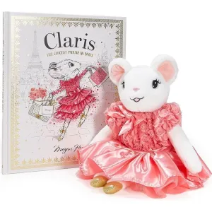 Claris The Mouse: The Chicest Mouse In Paris Blush Plush Book Bundle