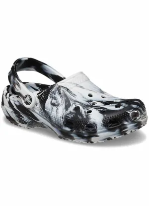 Classic Marble Clog in Pepper/Black by Crocs