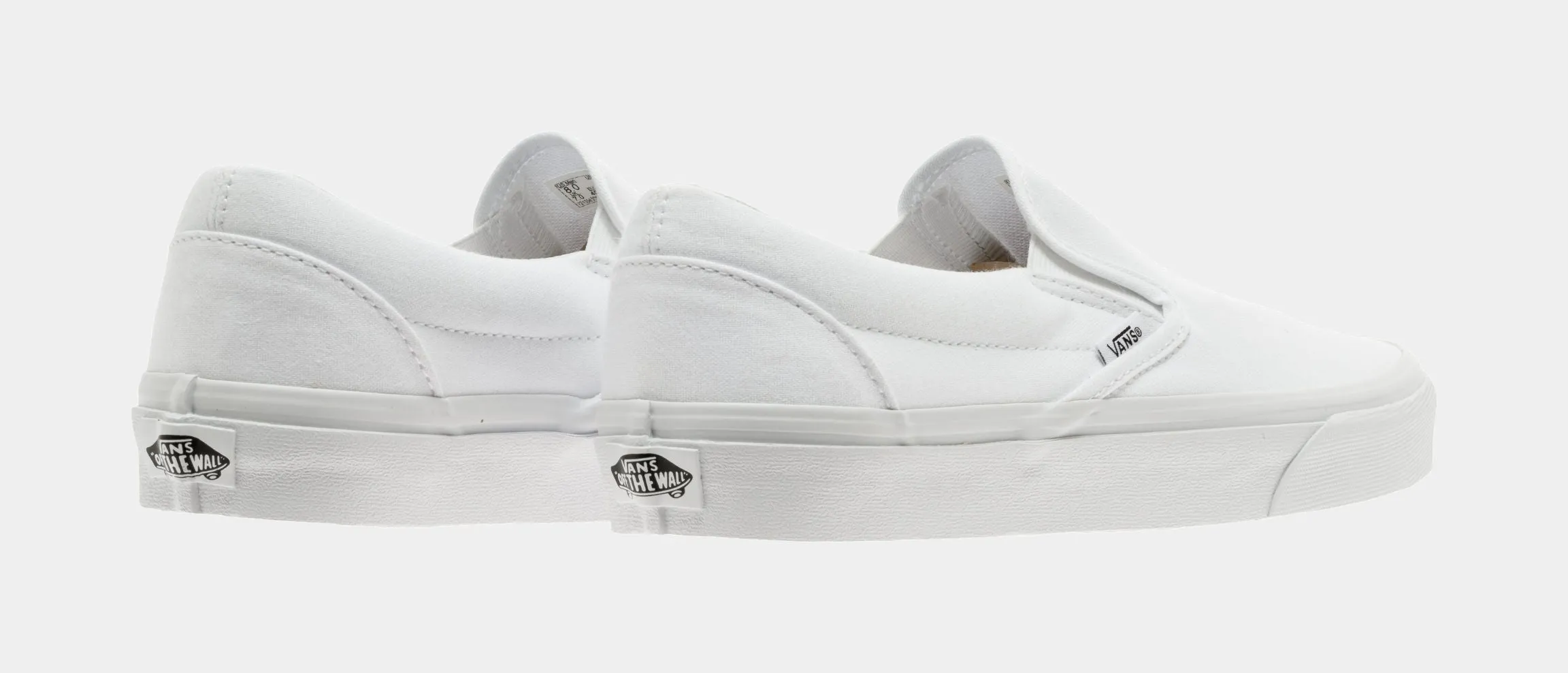 Classic Slip On Mens Skateboarding Shoe (White)