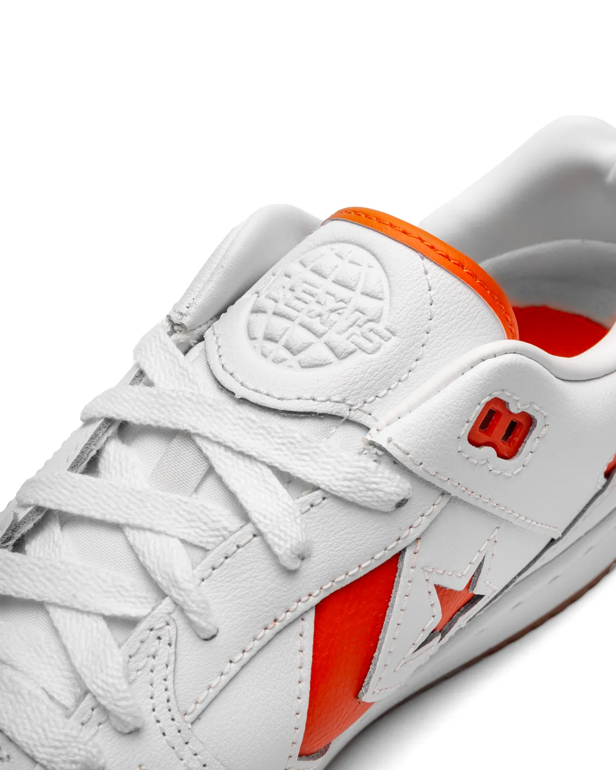 Cons AS-1 Pro Leather White/Orange/White