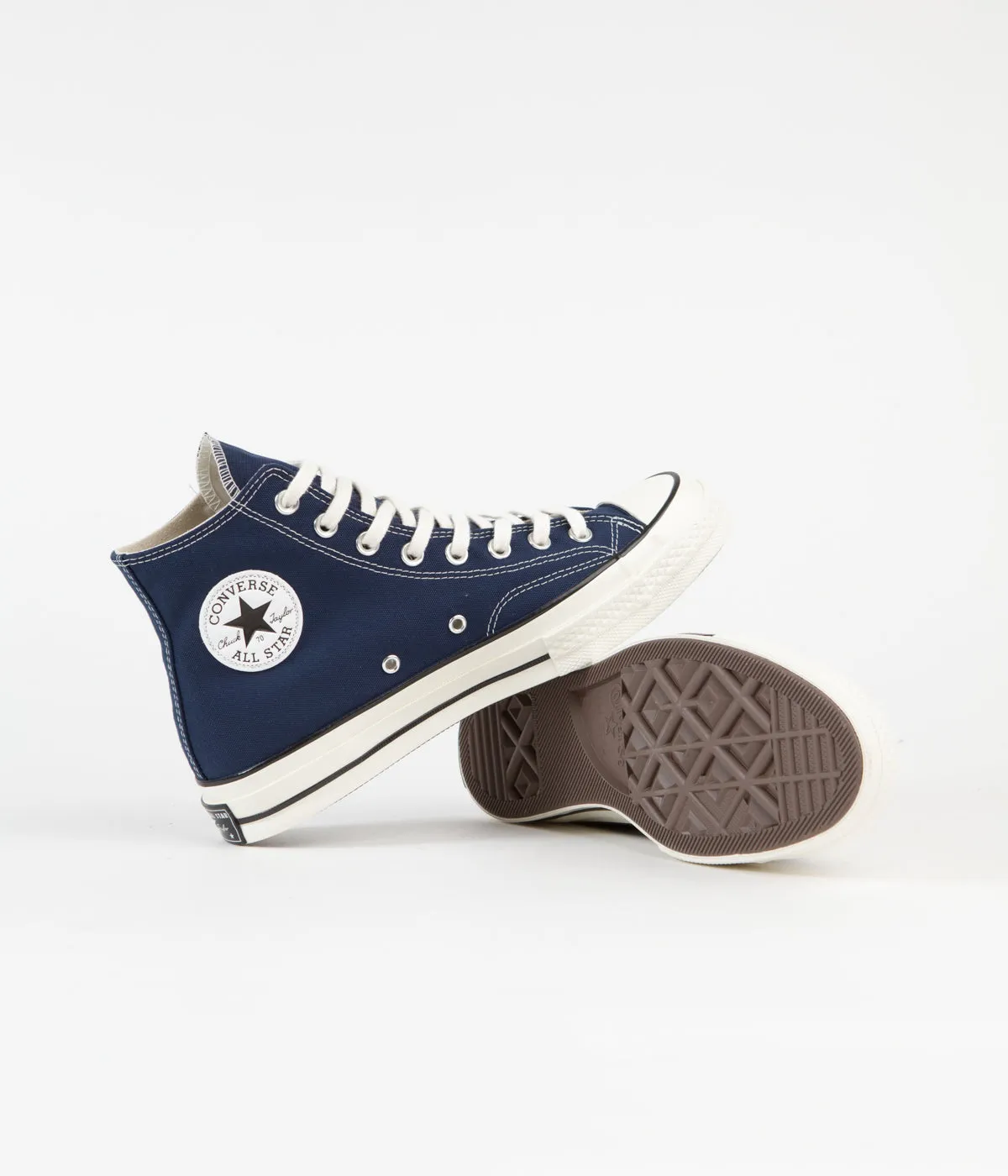 Converse CTAS 70's Hi Recycled Shoes - Midnight Navy / Egret / Black