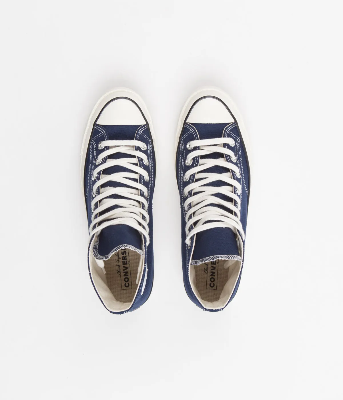 Converse CTAS 70's Hi Recycled Shoes - Midnight Navy / Egret / Black