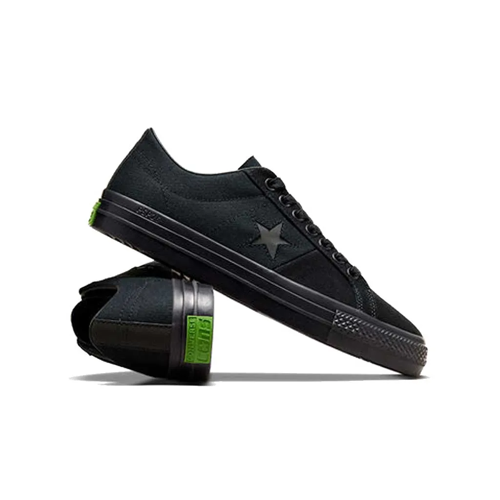 Converse One Star Pro Ox - Sean Greene - Black/Black/Sap Green