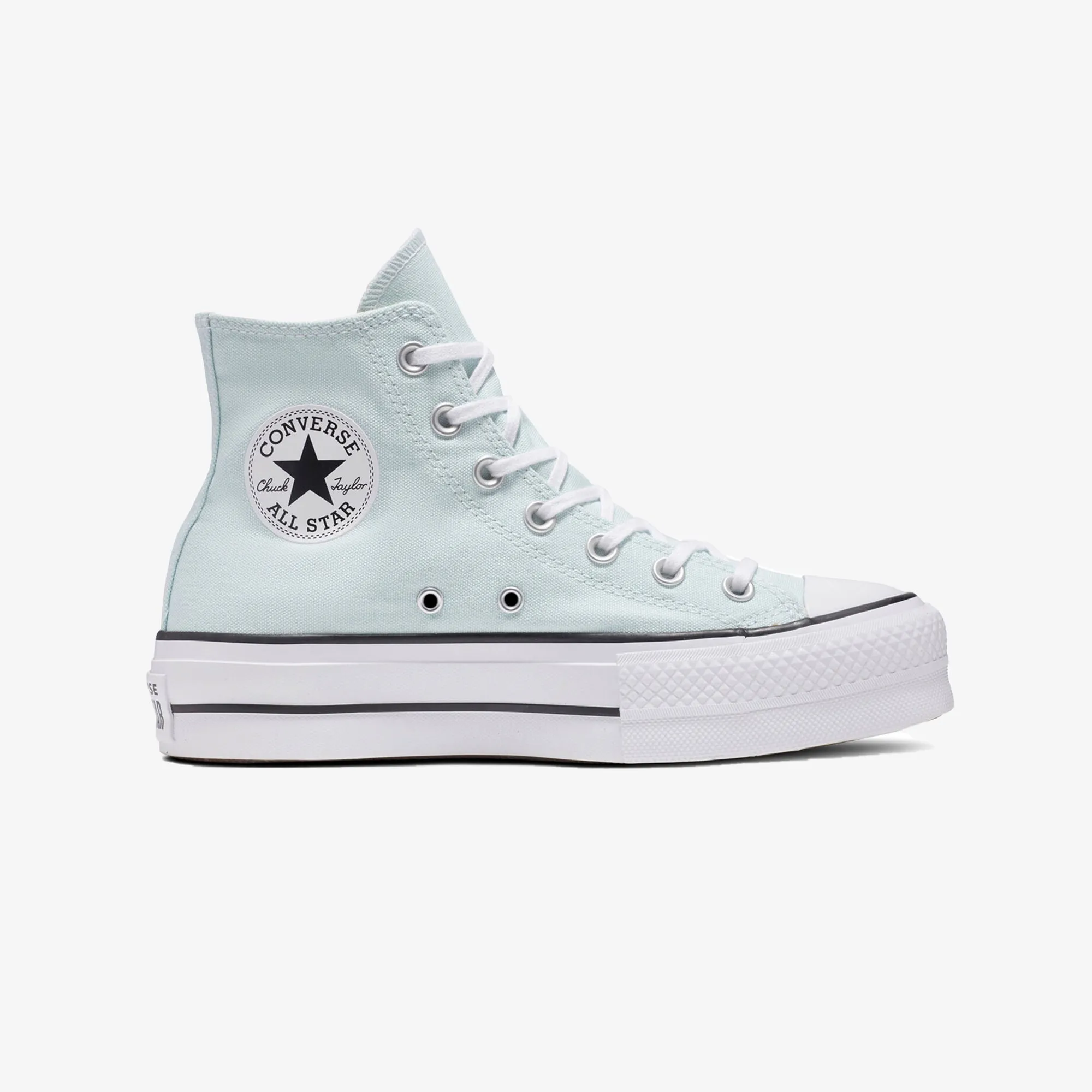 Converse | WMN'S CHUCK TAYLOR ALL STAR LIFT  { WHITE/AQUA BLUE