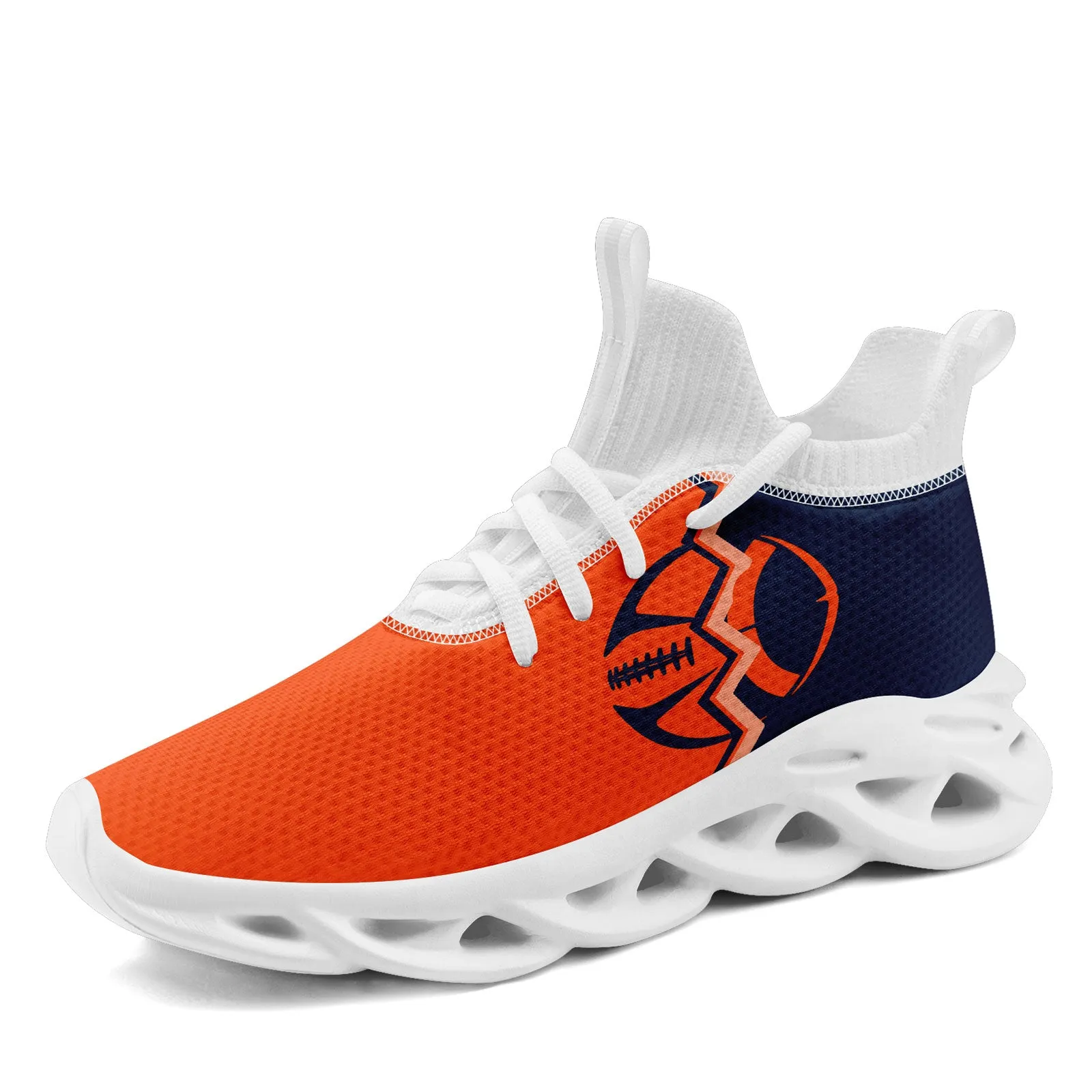 Custom Blue Orange Colorado MaxSoul Shoes and Hat Combo Offer Personalized Combo ZH-D028017-21