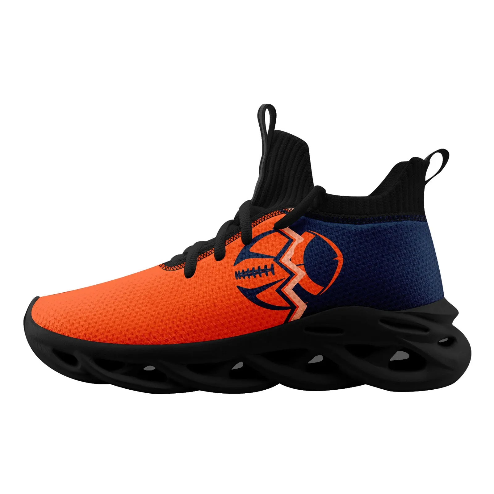 Custom Blue Orange Colorado MaxSoul Shoes and Hat Combo Offer Personalized Combo ZH-D028017-21