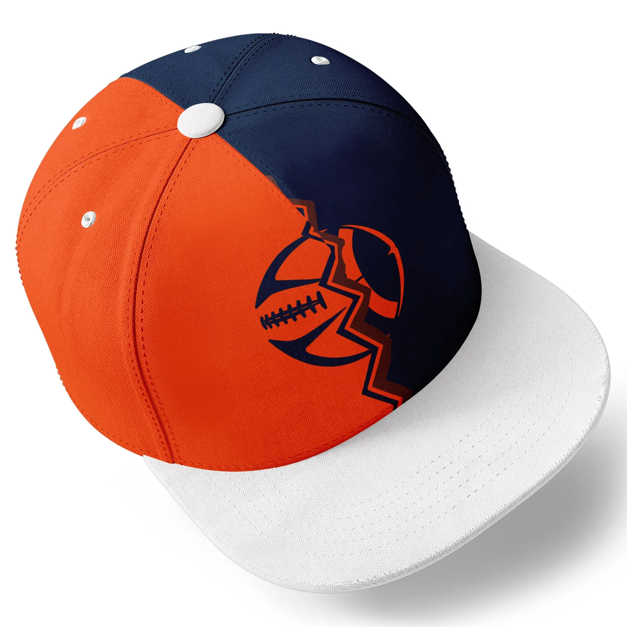 Custom Blue Orange Colorado MaxSoul Shoes and Hat Combo Offer Personalized Combo ZH-D028017-21