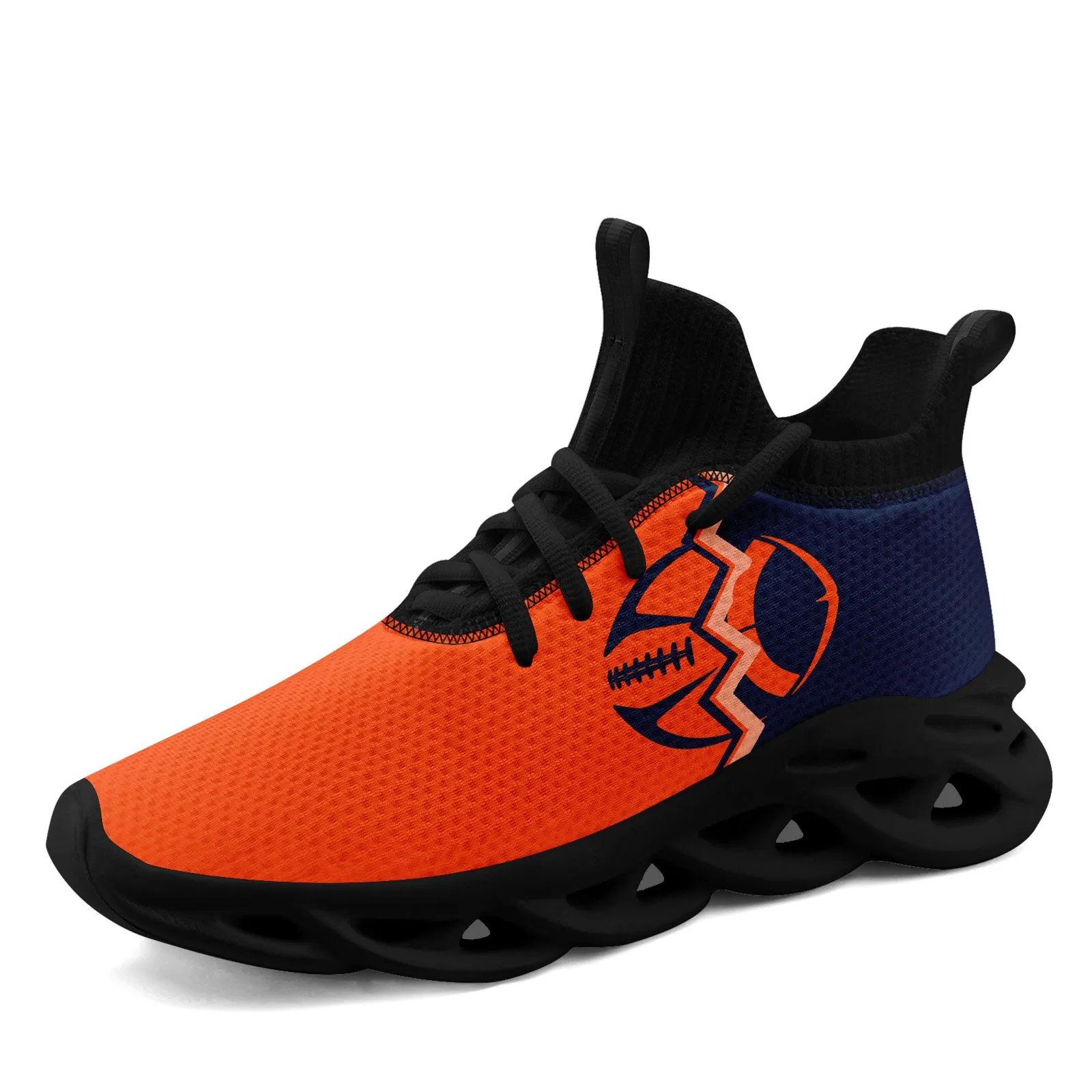 Custom Blue Orange Colorado MaxSoul Shoes and Hat Combo Offer Personalized Combo ZH-D028017-21