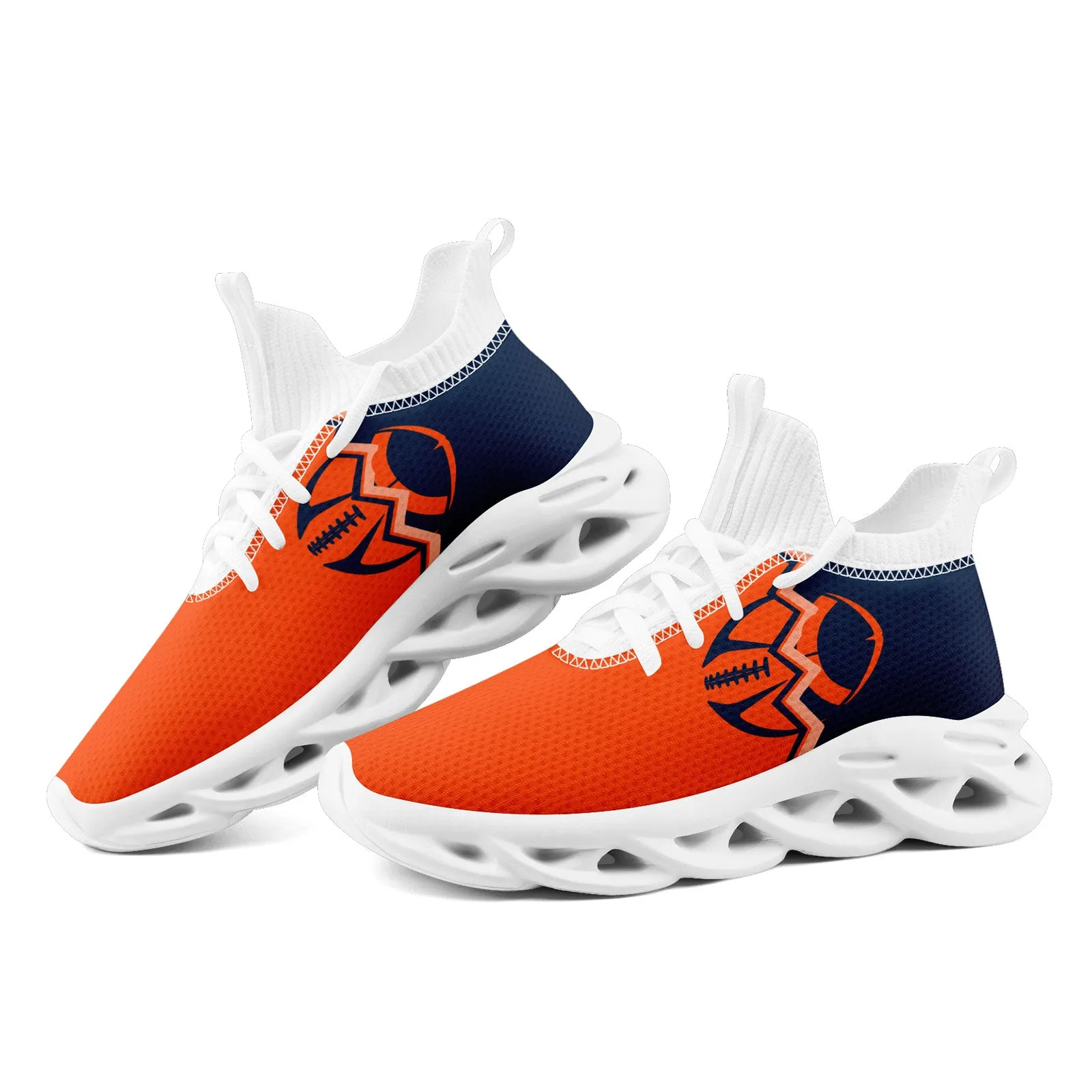 Custom Blue Orange Colorado MaxSoul Shoes and Hat Combo Offer Personalized Combo ZH-D028017-21