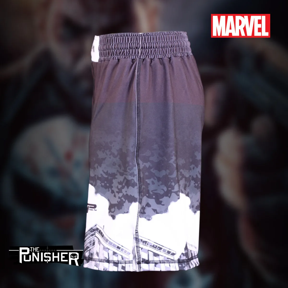 Custom Marvel Sublimated Punisher Sport Shorts