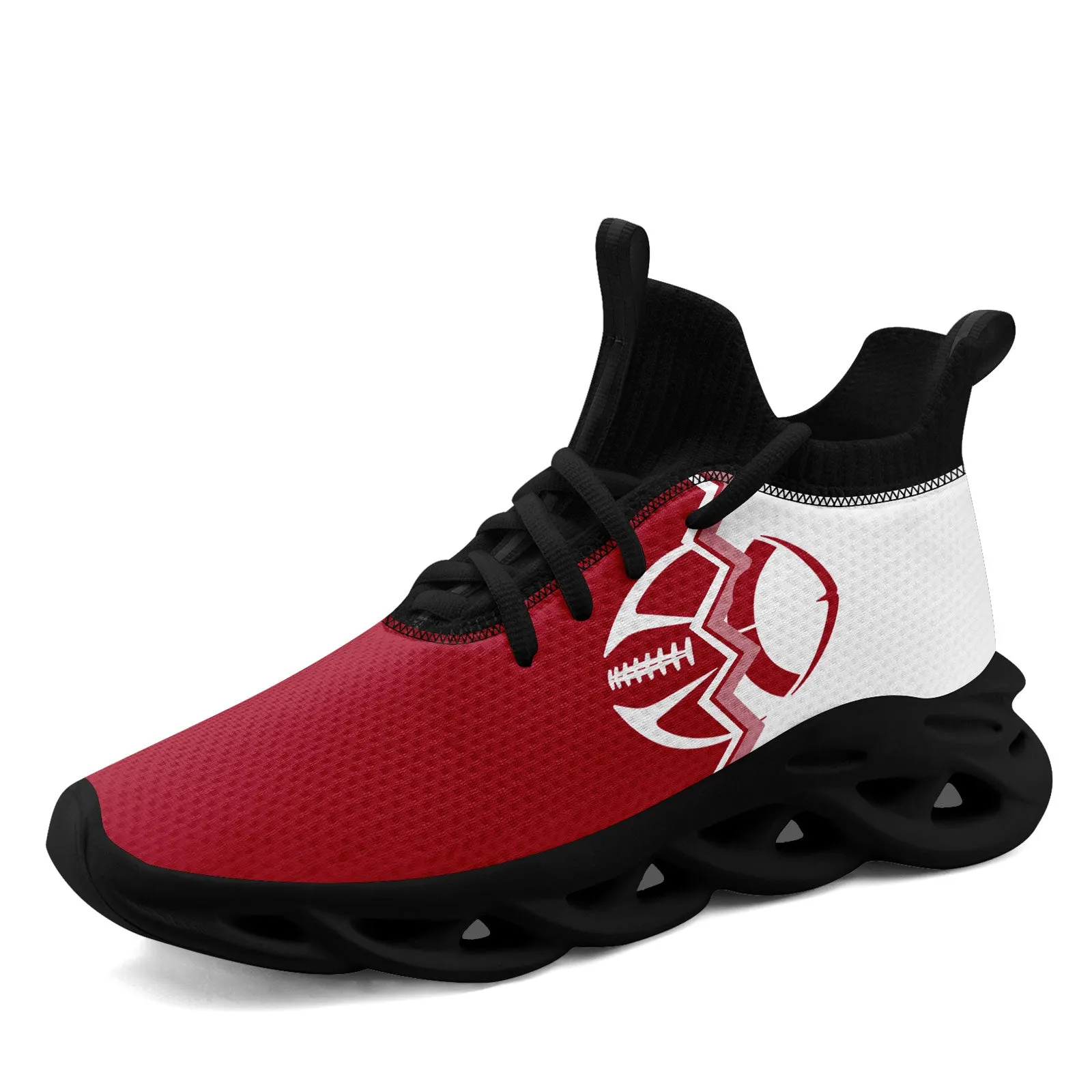 Custom White Red New York MaxSoul Shoes and Hat Combo Offer Personalized Combo ZH-D028017-11