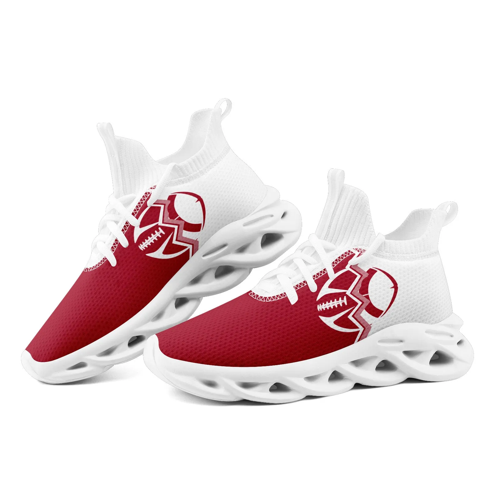 Custom White Red New York MaxSoul Shoes and Hat Combo Offer Personalized Combo ZH-D028017-11