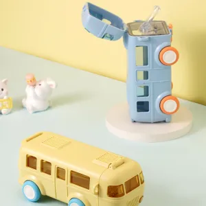 Cute Bus Leak-Proof Little Rider Water Bottle