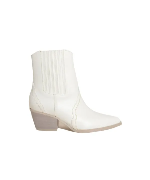 Dawn - Paneled Western Bootie