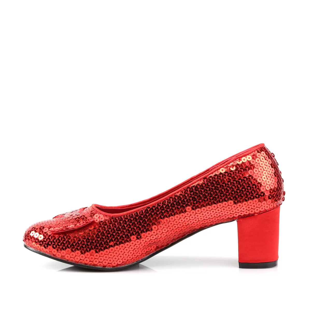 DOROTHY-01 Fancy Dress Costume Funtasma Women's Shoes Red Sequins