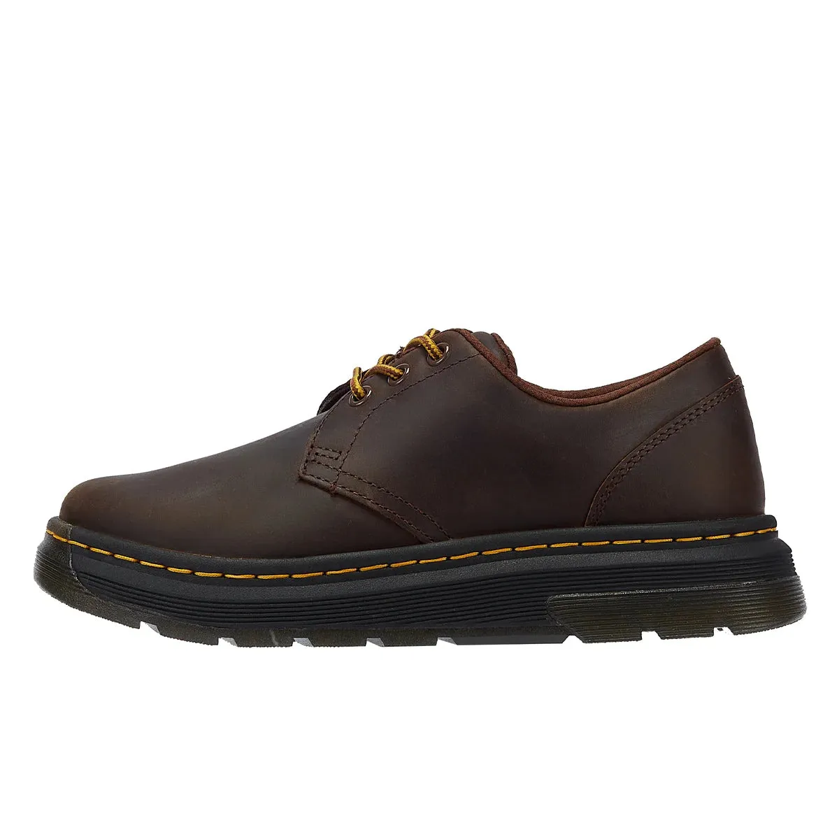 Dr. Martens Crewson Lo Crazy Horse Dark Brown Lace-Up Shoes