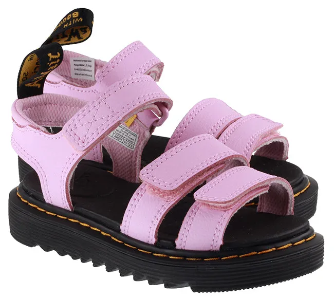 Dr Martens Shoes Kids Klaire Pale Pink Athena