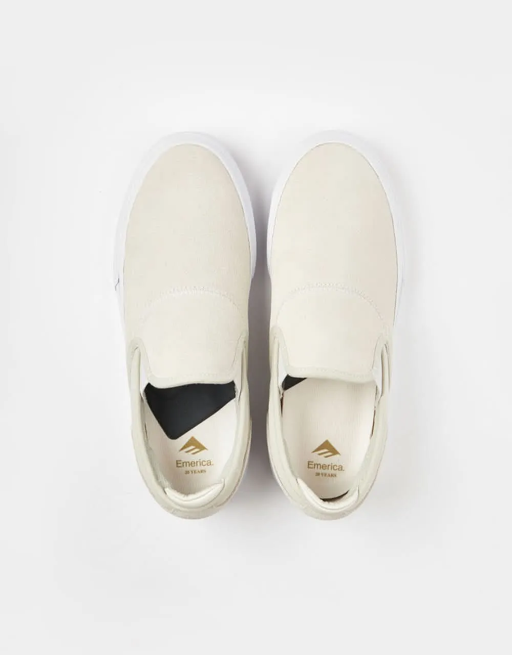 Emerica x This is Skateboarding Wino G6 Slip-On Skate Shoes - White