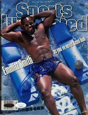 Emmitt Smith Signed Sports Illustrated 7/1/1996 Issue (JSA)