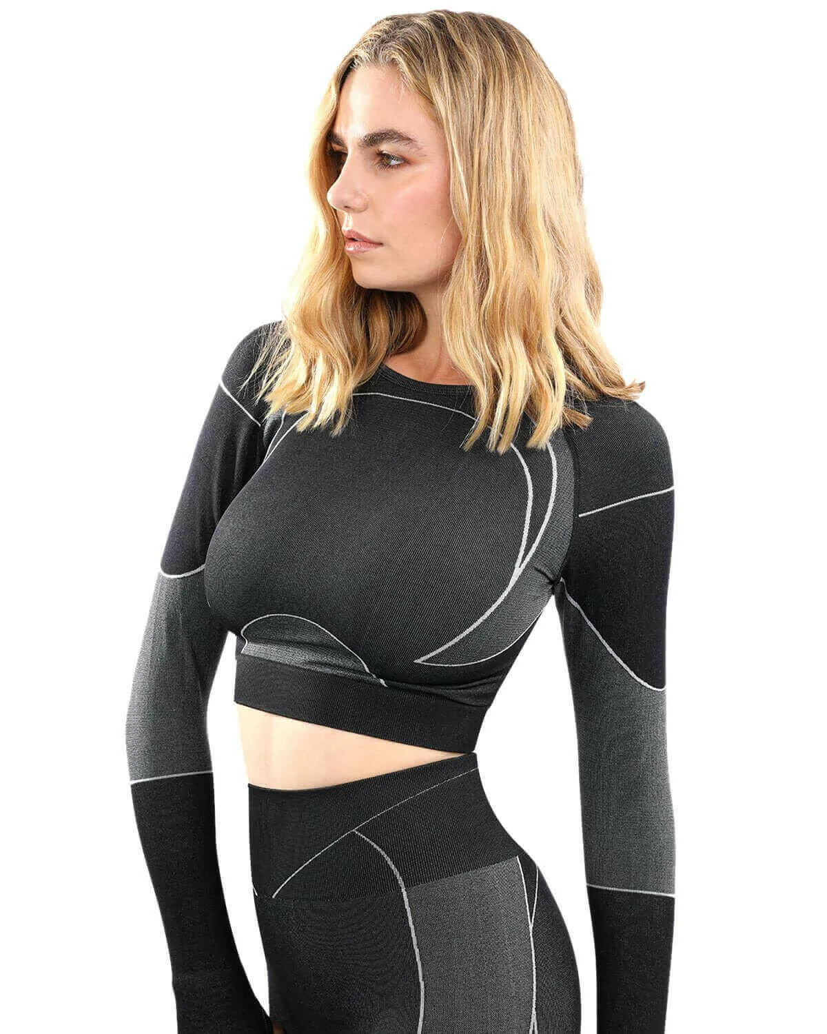 Escolta Seamless Sports Top - Black