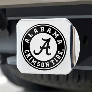 Fanmats Alabama Crimson Tide Hitch Cover - Chrome