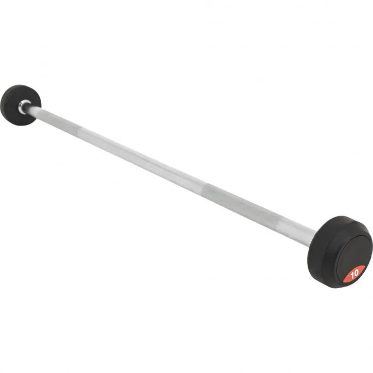 Fixed Rubber Barbell 10KG