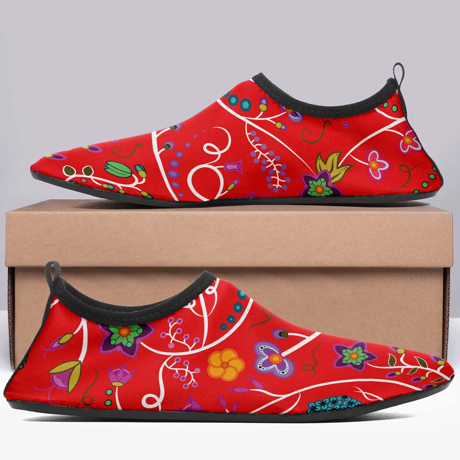 Fresh Fleur Fire Kid's Sockamoccs Slip On Shoes