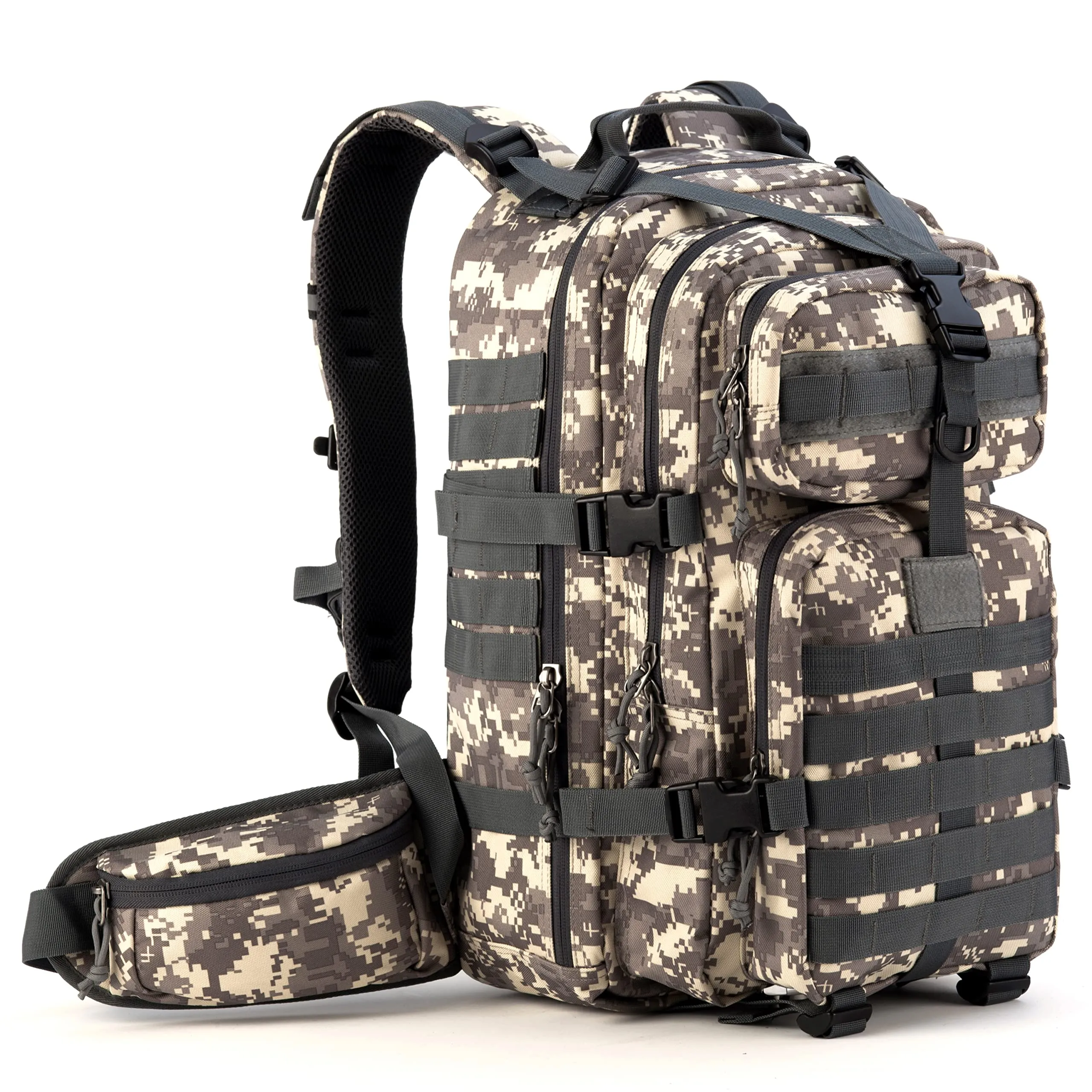 Gelindo Tactical Backpack with Bladder - Insulated Military Pack with Molle System