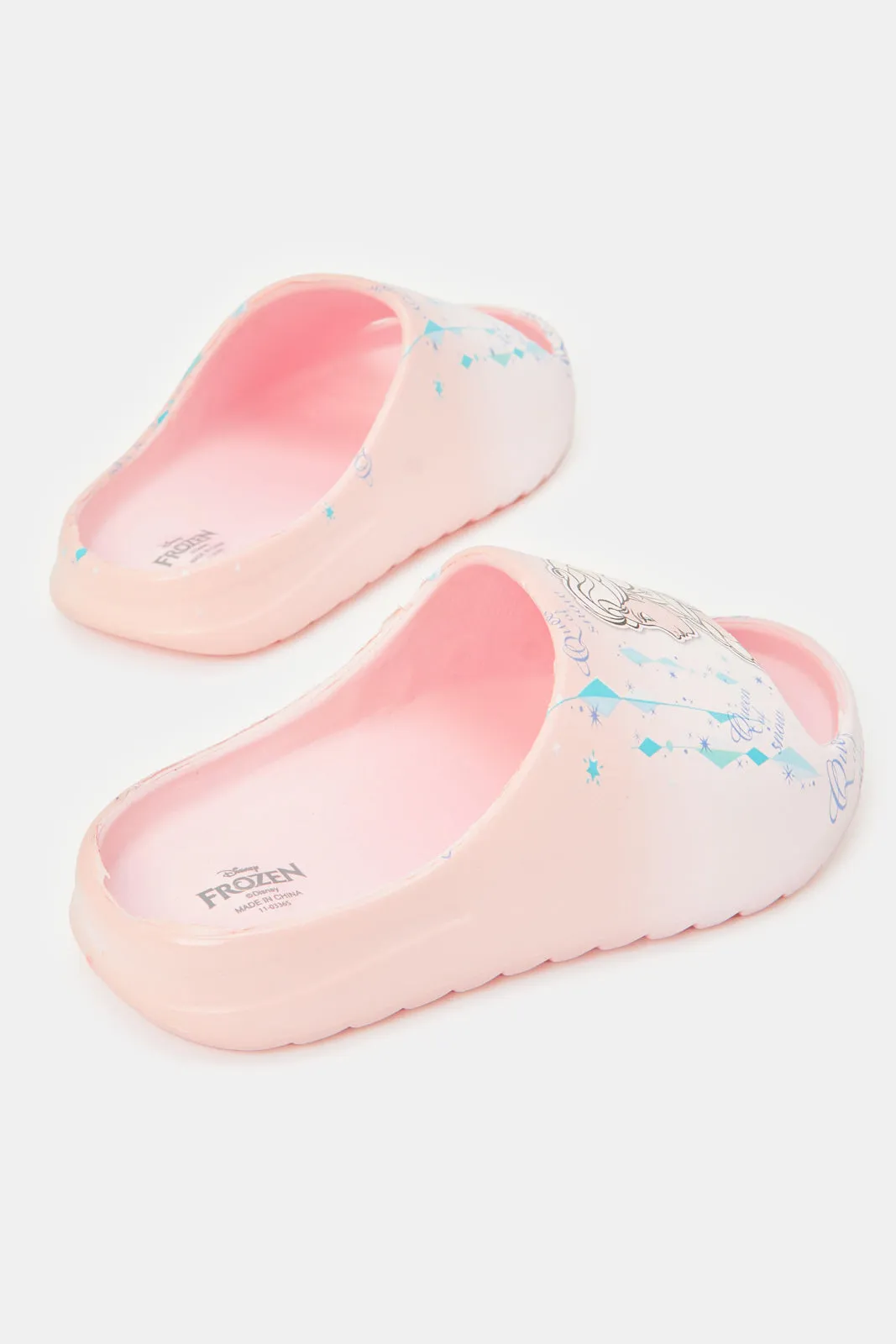 Girls  Pink Frozen Slides