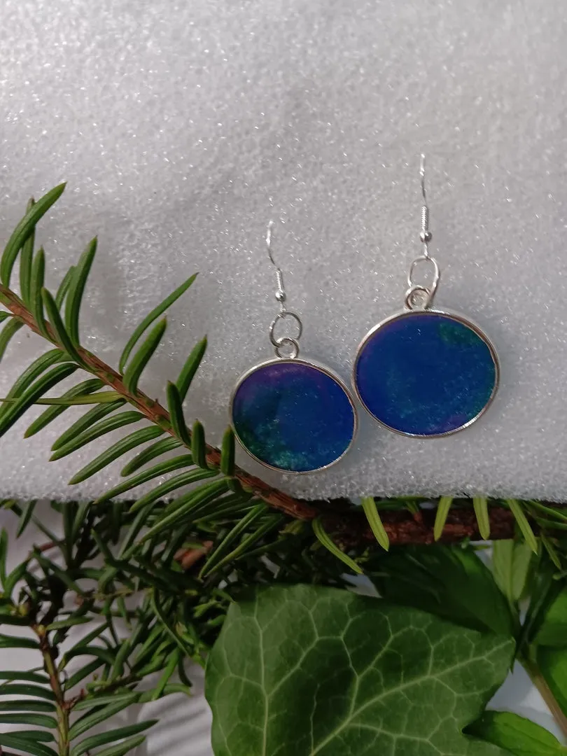 Handcrafted resin earrings for all occasions, handmade resin earrings for women, jewelry .