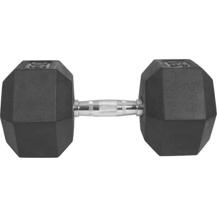 Hex Rubber Dumbbell 30KG