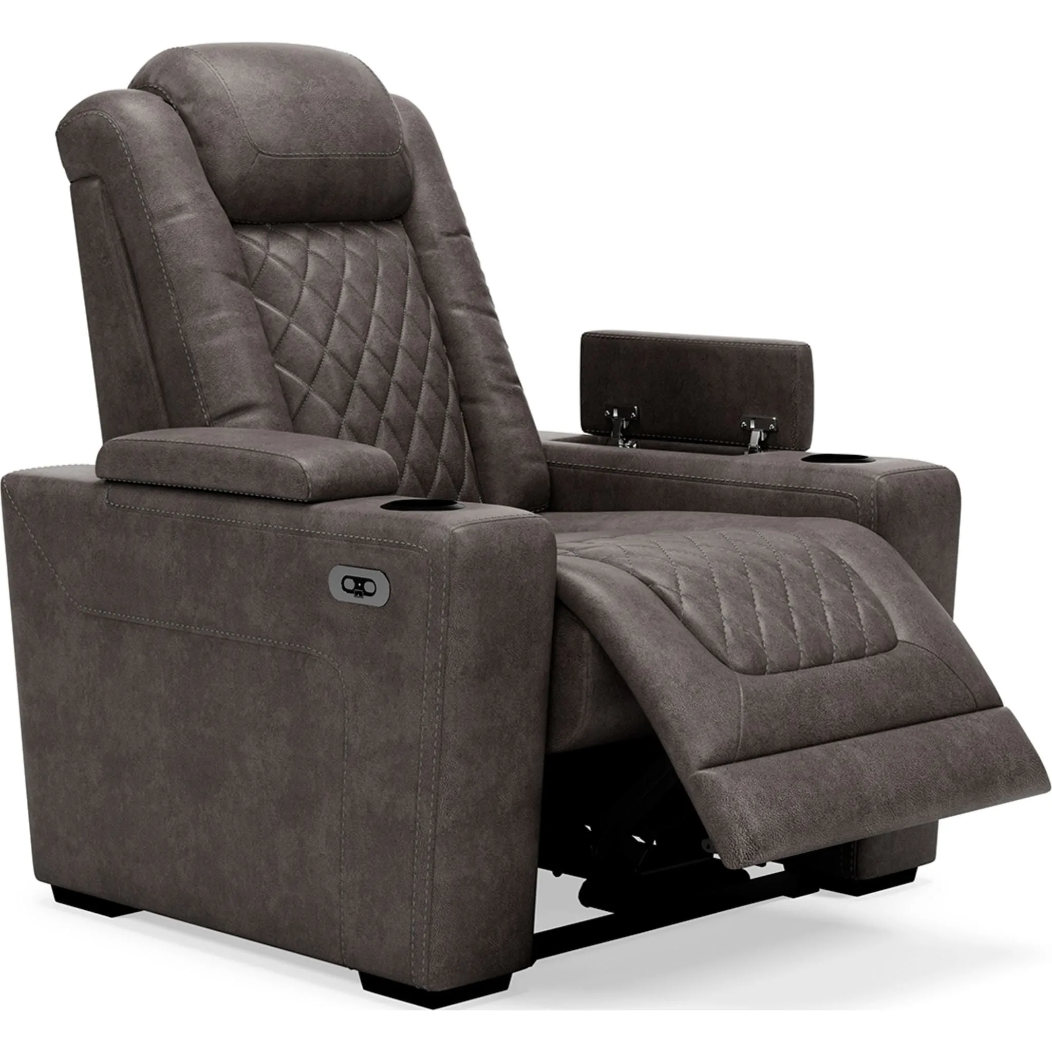 HyllMont Power Recliner with Adjustable Headrest